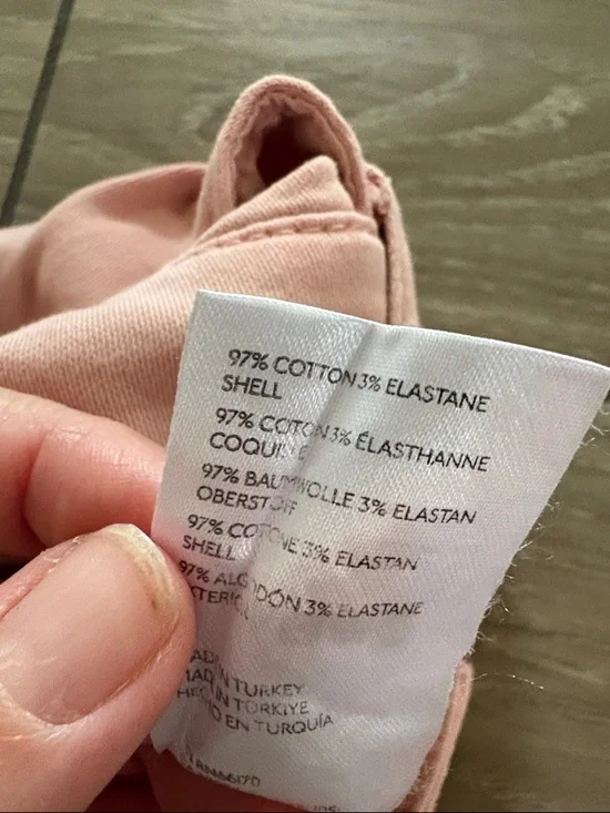 Free People Billie Front Pleat Chino Shorts In Rosie pink Size 6 - Picture 5 of 6